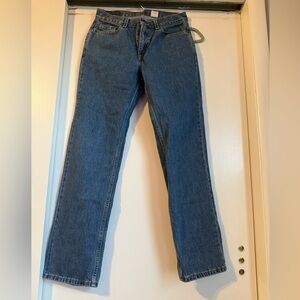 Women's Straight Leg Blue Jeans